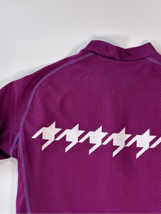 Panache Women Bike Cycling Jersey Purple Mesh 3 Pocket Full Zip Size M - Picture 5 of 12